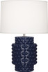 Robert Abbey - MB801 - One Light Accent Lamp - Small Dolly - Midnight Blue Glazed Textured Ceramic