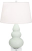 Robert Abbey - MCL33 - One Light Accent Lamp - Small Triple Gourd - Matte Celadon Glazed Ceramic w/Lucite