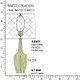 Robert Abbey - MCL37 - One Light Table Lamp - Emma - Matte Celadon Glazed Ceramic w/Polished Nickel