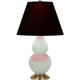 Robert Abbey - MCL50K - One Light Accent Lamp - Small Double Gourd - Matte Celadon Glazed Ceramic w/Antique Natural Brass