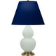 Robert Abbey - MCL50N - One Light Accent Lamp - Small Double Gourd - Matte Celadon Glazed Ceramic w/Antique Natural Brass