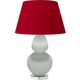 Robert Abbey - MCL62R - One Light Table Lamp - Double Gourd - Matte Celadon Glazed Ceramic w/Lucite