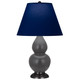 Robert Abbey - MCR51N - One Light Accent Lamp - Small Double Gourd - Matte Ash Glazed Ceramic w/Deep Patina Bronze