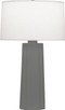 Robert Abbey - MCR60 - One Light Table Lamp - Mason - Matte Ash Glazed Ceramic
