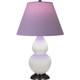 Robert Abbey - MDY11L - One Light Accent Lamp - Small Double Gourd - Matte Daisy Glazed Ceramic w/Deep Patina Bronze