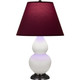 Robert Abbey - MDY11P - One Light Accent Lamp - Small Double Gourd - Matte Daisy Glazed Ceramic w/Deep Patina Bronze