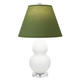 Robert Abbey - MDY13G - One Light Accent Lamp - Small Double Gourd - Matte Daisy Glazed Ceramic w/Lucite
