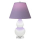 Robert Abbey - MDY13L - One Light Accent Lamp - Small Double Gourd - Matte Daisy Glazed Ceramic w/Lucite