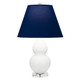 Robert Abbey - MDY13N - One Light Accent Lamp - Small Double Gourd - Matte Daisy Glazed Ceramic w/Lucite