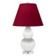 Robert Abbey - MDY13R - One Light Accent Lamp - Small Double Gourd - Matte Daisy Glazed Ceramic w/Lucite
