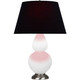 Robert Abbey - MDY22K - One Light Table Lamp - Double Gourd - Matte Daisy Glazed Ceramic w/Antique Silver