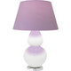 Robert Abbey - MDY23L - One Light Table Lamp - Double Gourd - Matte Daisy Glazed Ceramic w/Lucite