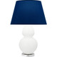 Robert Abbey - MDY23N - One Light Table Lamp - Double Gourd - Matte Daisy Glazed Ceramic w/Lucite