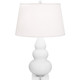 Robert Abbey - MDY33 - One Light Accent Lamp - Small Triple Gourd - Matte Daisy Glazed Ceramic w/Lucite