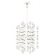 Robert Abbey - MDY48 - 30 Light Chandelier - Kane - Matte Daisy w/Modern Brass