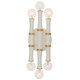 Robert Abbey - MDY75 - Six Light Wall Sconce - Kane - Matte Daisy w/Modern Brass