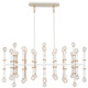 Robert Abbey - MDY77 - 42 Light Pendant - Kane - Matte Daisy w/Modern Brass