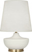 Robert Abbey - MLY24 - One Light Table Lamp - Michael Berman Nolan - Matte Lily Glazed Ceramic w/Modern Brass