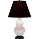 Robert Abbey - MLY57K - One Light Table Lamp - Double Gourd - Matte Lily Glazed Ceramic w/Deep Patina Bronze