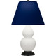 Robert Abbey - MLY57N - One Light Table Lamp - Double Gourd - Matte Lily Glazed Ceramic w/Deep Patina Bronze