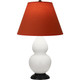 Robert Abbey - MLY57T - One Light Table Lamp - Double Gourd - Matte Lily Glazed Ceramic w/Deep Patina Bronze