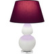 Robert Abbey - MLY62P - One Light Table Lamp - Double Gourd - Matte Lily Glazed Ceramic w/Lucite