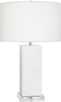 Robert Abbey - MLY95 - One Light Table Lamp - Harvey - Matte Lily Glazed Ceramic