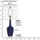 Robert Abbey - MMB37 - One Light Table Lamp - Emma - Matte Midnight Blue Glazed Ceramic w/Polished Nickel