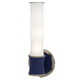 Robert Abbey - MMB69 - One Light Wall Sconce - Kane - Matte Midnight Blue w/Polished Nickel