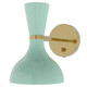 Robert Abbey - MN05MN - One Light Wall Sconce - Clare - Modern Brass w/Mint Painted