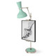 Robert Abbey - MN15MN - One Light Table Easel - Clare - Polished Nickel w/Mint Painted