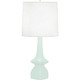 Robert Abbey - MN210 - One Light Table Lamp - Jasmine - Mint Glazed Ceramic
