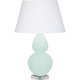 Robert Abbey - MN23X - One Light Table Lamp - Double Gourd - Mint Glazed Ceramic w/Lucite