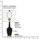 Robert Abbey - MOS36 - One Light Accent Lamp - Small Emma - Matte Obsidian Glazed Ceramic w/Warm Brass