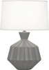 Robert Abbey - MST18 - One Light Table Lamp - Small Orion - Matte Smokey Taupe Glazed Ceramic