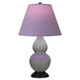 Robert Abbey - MST51L - One Light Accent Lamp - Small Double Gourd - Matte Smokey Taupe Glazed Ceramic w/Deep Patina Bronze