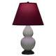 Robert Abbey - MST51P - One Light Accent Lamp - Small Double Gourd - Matte Smokey Taupe Glazed Ceramic w/Deep Patina Bronze