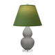 Robert Abbey - MST53G - One Light Accent Lamp - Small Double Gourd - Matte Smokey Taupe Glazed Ceramic w/Lucite