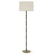 Robert Abbey - MST73 - One Light Floor Lamp - Kane - Matte Smokey Taupe w/Modern Brass