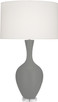 Robert Abbey - MST80 - One Light Table Lamp - Audrey - Matte Smokey Taupe Glazed Ceramic