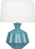 Robert Abbey - OB999 - One Light Table Lamp - Orion - Steel Blue Glazed Ceramic