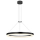 Sonneman - 2315.25 - LED Pendant - Corona - Satin Black