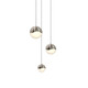 Sonneman - 2914.13-AST - LED Pendant - Grapes - Satin Nickel