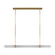 Visual Comfort Modern - AKLS28627BR-277 - LED Linear Chandelier - Langston - Plated Brass