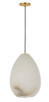 Visual Comfort Modern - SLPD545ALBHAB - One Light Pendant - Alina - Hand Rubbed Antique Brass