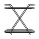 Arteriors - 4650 - Bar Cart - Nakoa - Blackened Iron