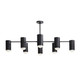 Arteriors - DFC16 - Eight Light Flush Mount - Loryn - English Bronze