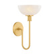 Mitzi - H1016101-AGB - One Light Wall Sconce - Aster - Aged Brass