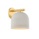 Mitzi - H1025101-AGB/CCP - One Light Wall Sconce - Cara - Aged Brass