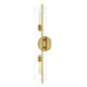 Mitzi - H326102-AGB - Two Light Wall Sconce - Ariel - Aged Brass